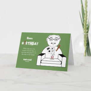 Carte d'anniversaire de Man Cave