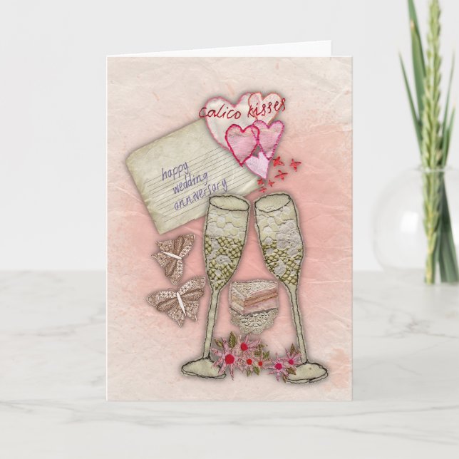 Carte d'anniversaire de mariage joyeux (Devant)