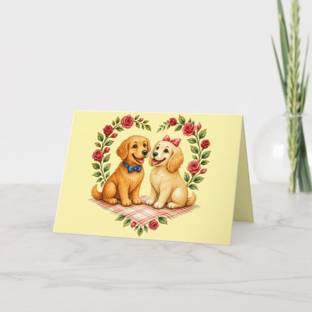Carte d'anniversaire de mariage pour conjoint avec (Devant)