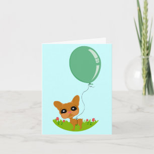 Carte d'anniversaire de mignonne Doggie !