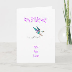 Carte d'anniversaire de nièce