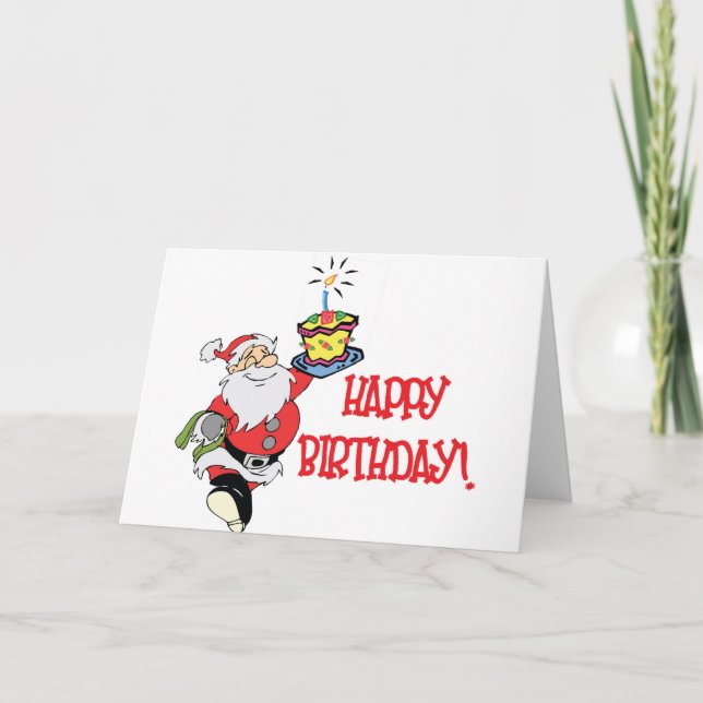 Carte d'anniversaire de Noël (Devant)