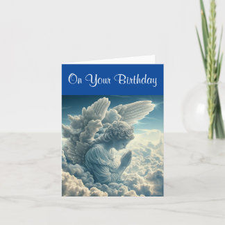 Carte d'anniversaire de Nuage de Prière Ange