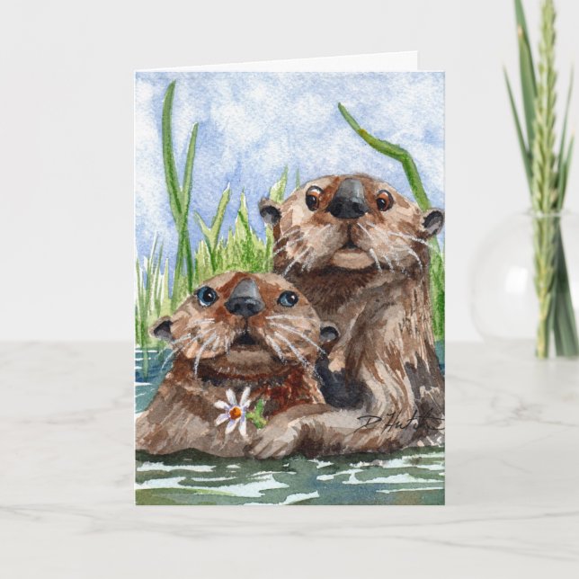 Carte d'anniversaire de Otter (Devant)