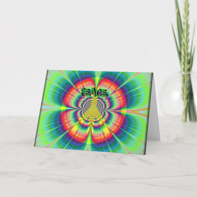 Carte d'anniversaire de paix (Devant)