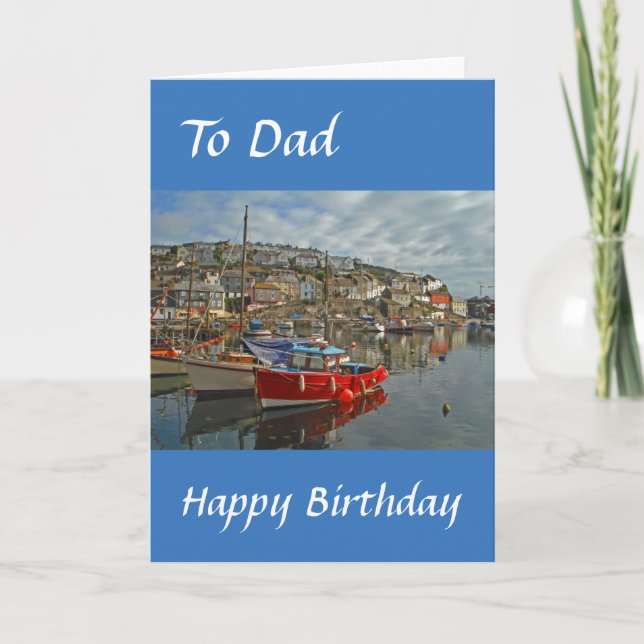 Carte d'anniversaire de papa (Devant)