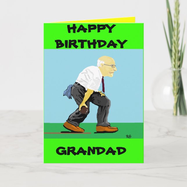 CARTE D'ANNIVERSAIRE DE PAPY (Devant)