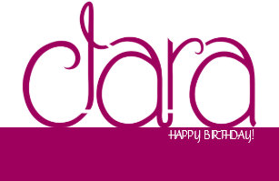 Cadeaux Joyeux Anniversaire Clara Zazzle Fr