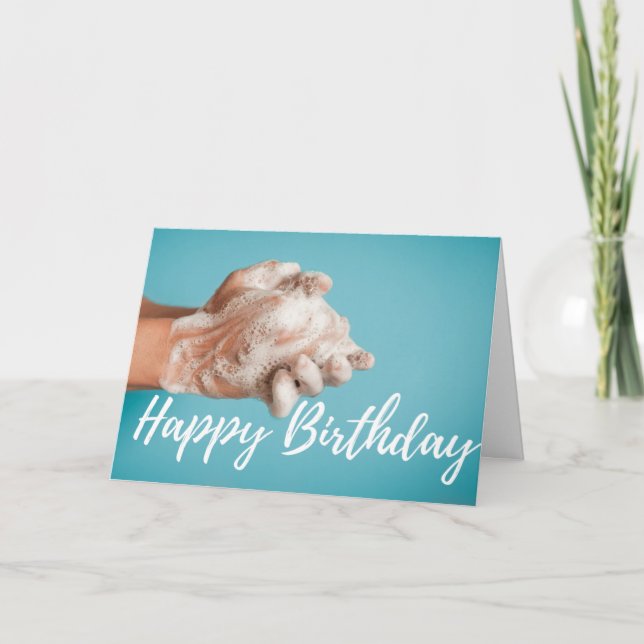 Carte d'anniversaire de quarantaine amusante (Devant)