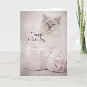 Carte d'anniversaire de Ragdoll