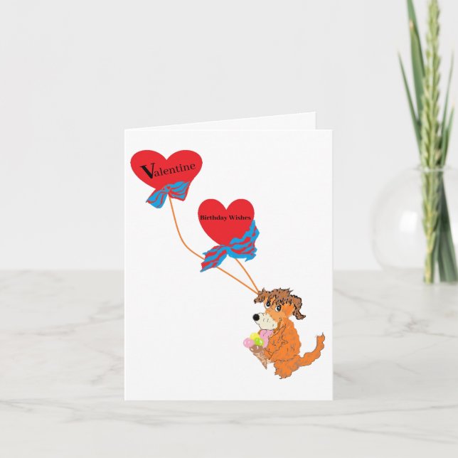 Carte d'anniversaire de Saint Valentin : Scoops Of (Devant)