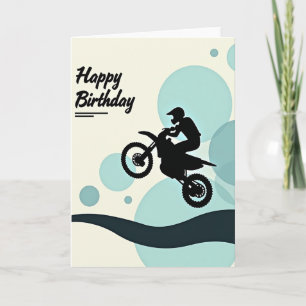 Carte d'anniversaire de saut d'aventure