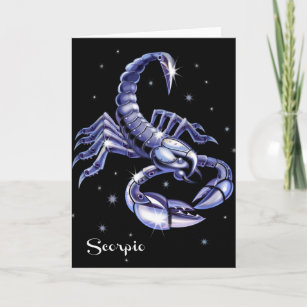 Carte d'anniversaire de Scorpion