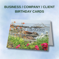 Carte d'anniversaire de société de client d'entrep