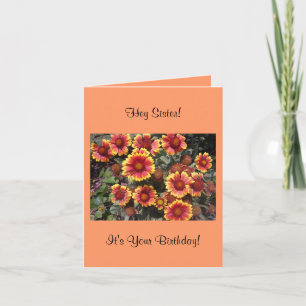 Carte d'anniversaire de soeur
