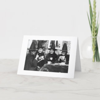 Carte d'anniversaire de sorcière