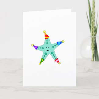Carte d'anniversaire de Starfish