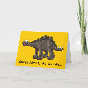 Carte d'anniversaire de Stegosaurus
