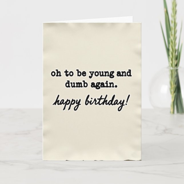 Carte d'anniversaire de style vintage (Devant)