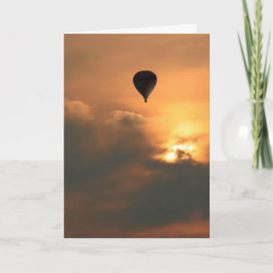 Carte d'anniversaire de Sunrise Balloon
