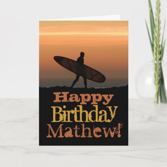 Carte D Anniversaire De Surfeur Personnalisable Zazzle Fr Carte D Anniversaire De Surfeur Personnalisable Zazzle Fr