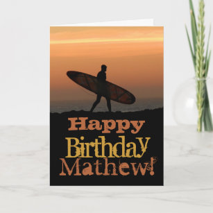 Cartes Planche Surf D Anniversaire Zazzle Fr