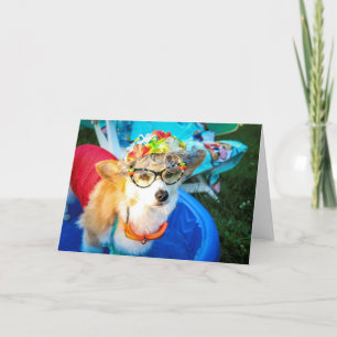 Carte d'anniversaire de tante Gussy