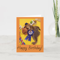 Carte d'anniversaire de Tumbleweed