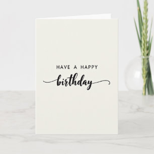Carte d'anniversaire de type fluide