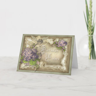 Carte d'anniversaire de Violette