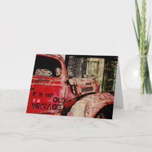 carte d'anniversaire de voiture