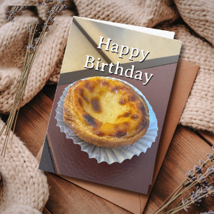 Carte d'anniversaire de voyage Pastel de Nata Port