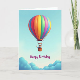 Carte d'anniversaire de voyageurs