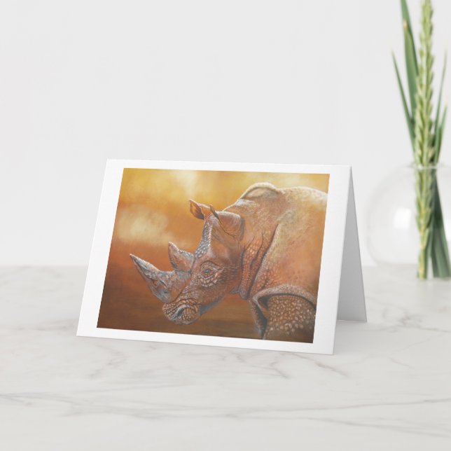 Carte d'anniversaire de White Rhino (Devant)