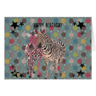Carte d'anniversaire de Zeb et de Zenya