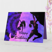 Carte d'anniversaire des alpinistes