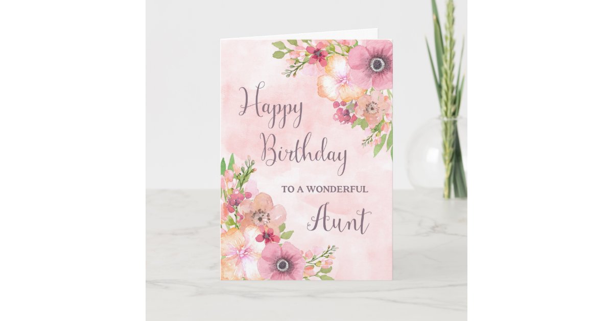 Carte D Anniversaire Des Fleurs De Printemps Roses Zazzle Fr Carte D Anniversaire Des Fleurs De Printemps Roses Zazzle Fr