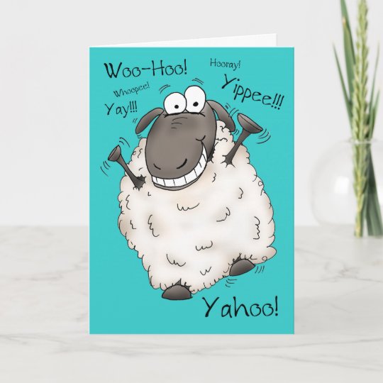 Carte D Anniversaire Des Moutons Caricaturaux Supe Zazzle Fr