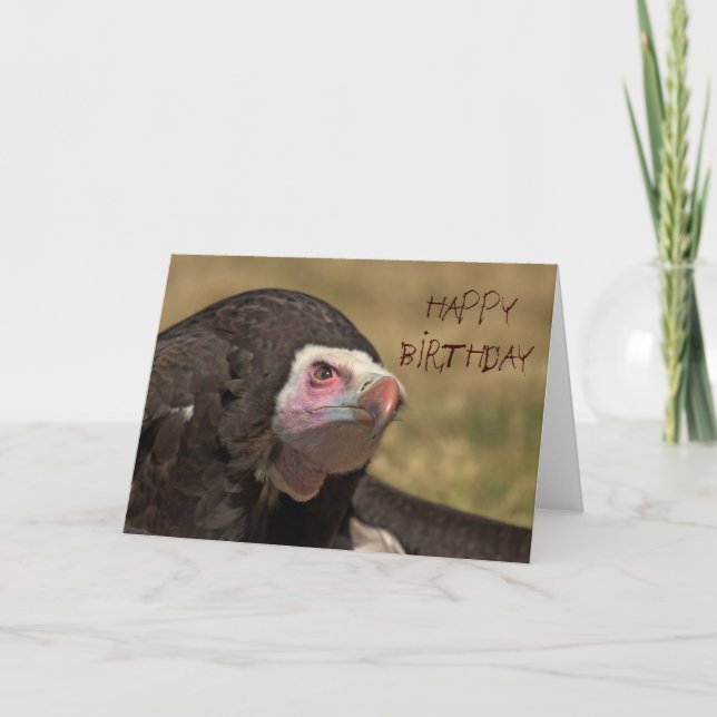 Carte d'anniversaire des oiseaux moches (Devant)