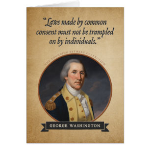 Carte d'anniversaire des Pères fondateurs de Georg