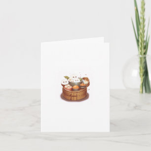 Carte d'anniversaire, dim sum on dit que c'est vot