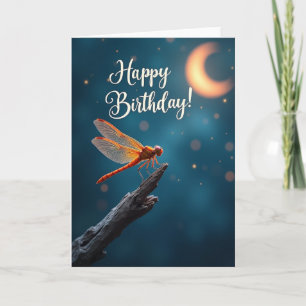 Carte d'anniversaire d'insecte vívide