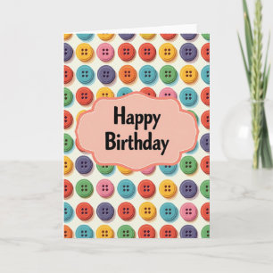 Carte d'anniversaire Disques Vibrants
