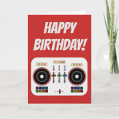 Carte D Anniversaire Du Dj Zazzle Fr Carte D Anniversaire Du Dj Zazzle Fr