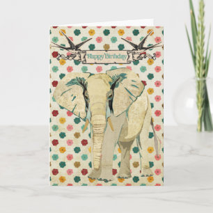 Carte d'anniversaire d'objet superflu