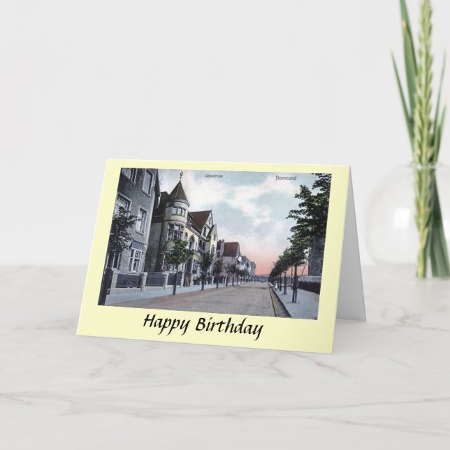 Carte d'anniversaire - Dortmund, Allemagne (Devant)