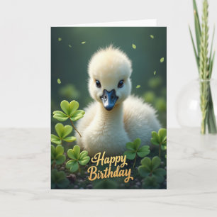 Carte d'anniversaire douce et fragile