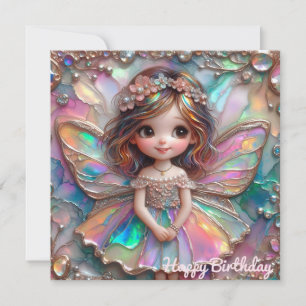 CARTE D'ANNIVERSAIRE ~ Douce Fée ~