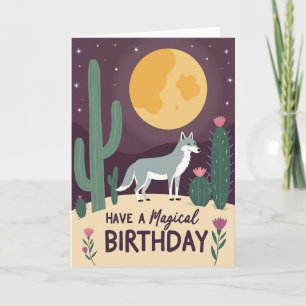 Carte d'anniversaire Douce Nuit de Lune