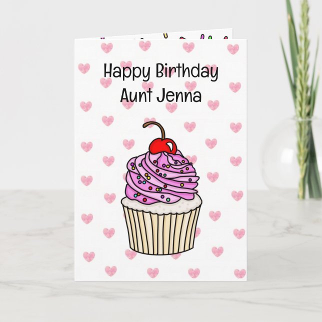 Carte d'anniversaire douce pour elle | Anniversair (Devant)